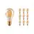 Voordeelpak 10x Noxion Lucent Filament LED E27 Peer Amber 7.2W 630lm - 822 Zeer Warm Wit | Dimbaar - Vervangt 50W