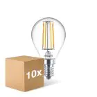 Voordeelpak 10x Philips Master Value LED Lustre E14 Kogel Filament Helder 3.4W 470lm - 927 Zeer Warm Wit | Beste Kleurweergave - Dimbaar - Vervangt 40W