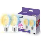 Duopak 2x WiZ Smart LED E27 Peer Filament 7W 806lm | Beste Kleurweergave - Dimbaar - Vervangt 60W